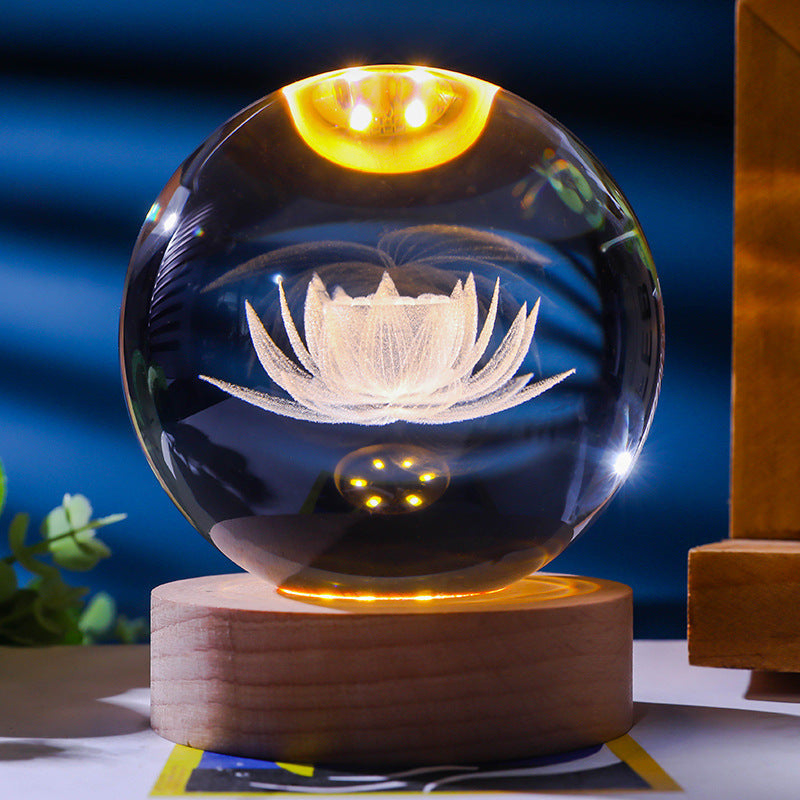 Sterrenhemel 3D Kristallen Bol Ornament