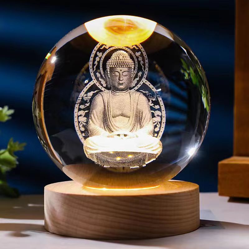 Sterrenhemel 3D Kristallen Bol Ornament