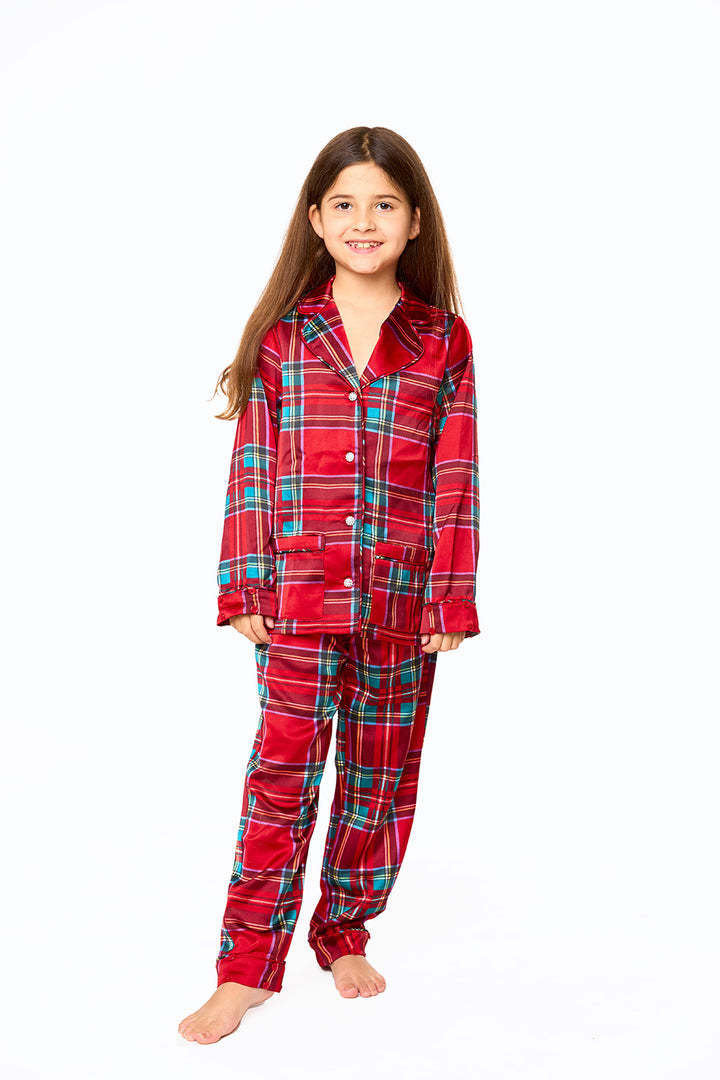 Ouder-kind kerst pyjamaset