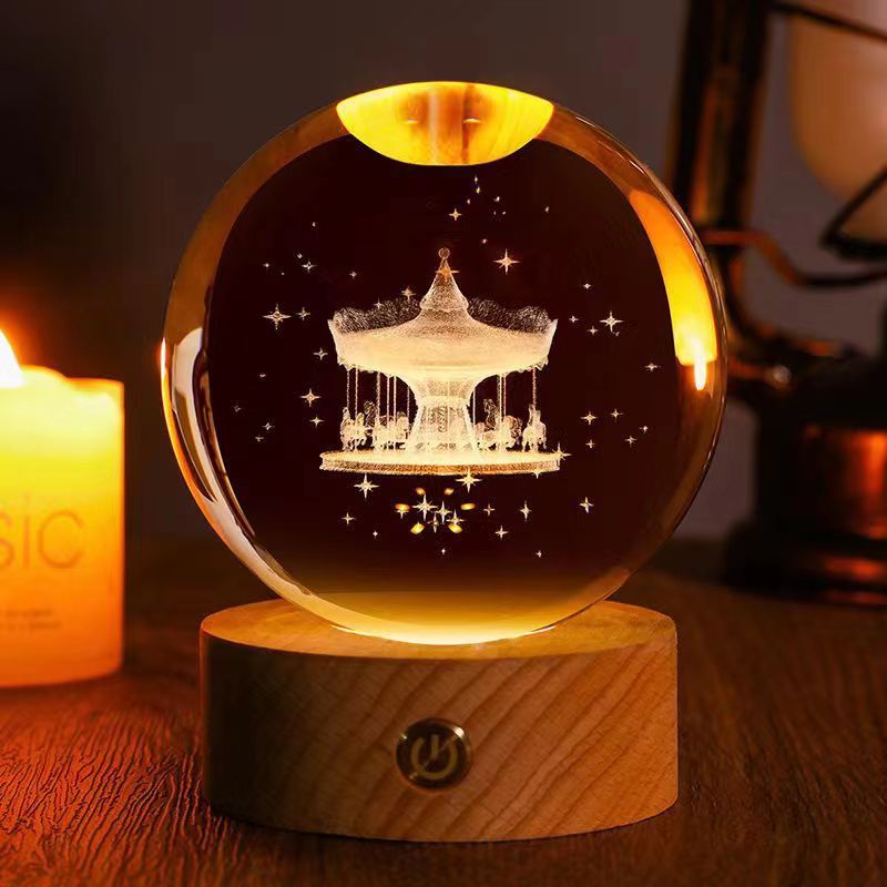 Sterrenhemel 3D Kristallen Bol Ornament
