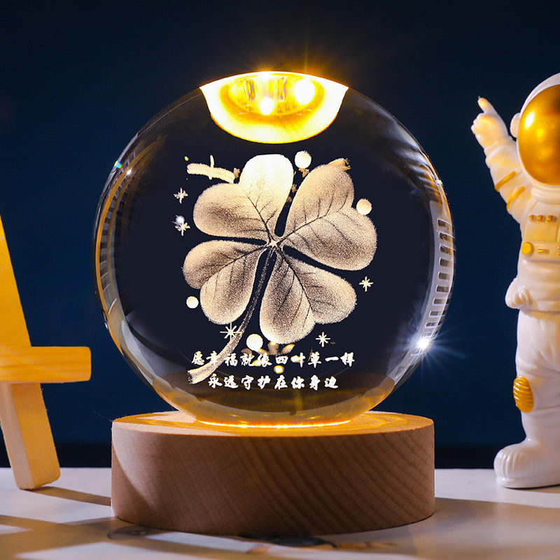 Sterrenhemel 3D Kristallen Bol Ornament