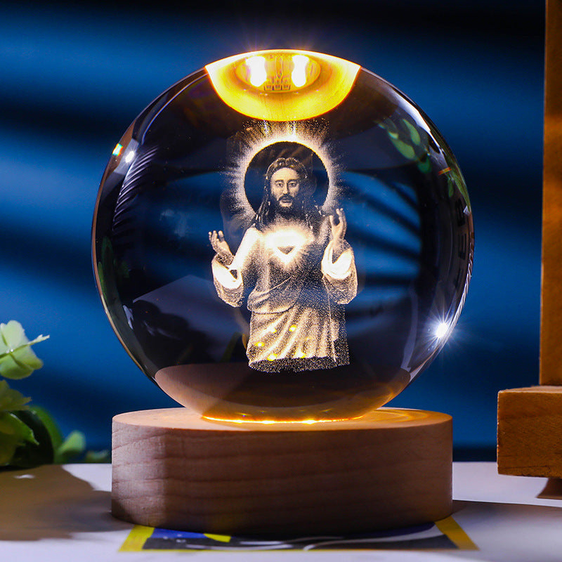 Sterrenhemel 3D Kristallen Bol Ornament