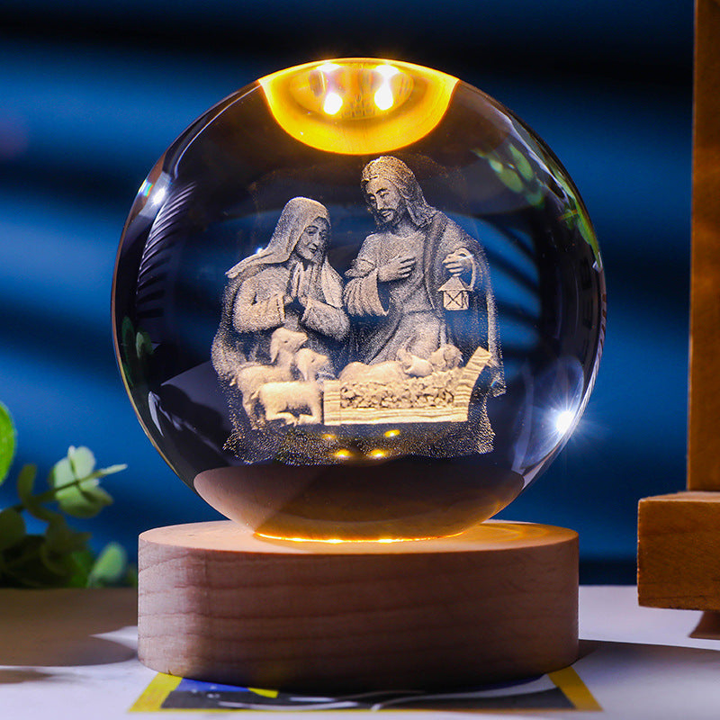 Sterrenhemel 3D Kristallen Bol Ornament