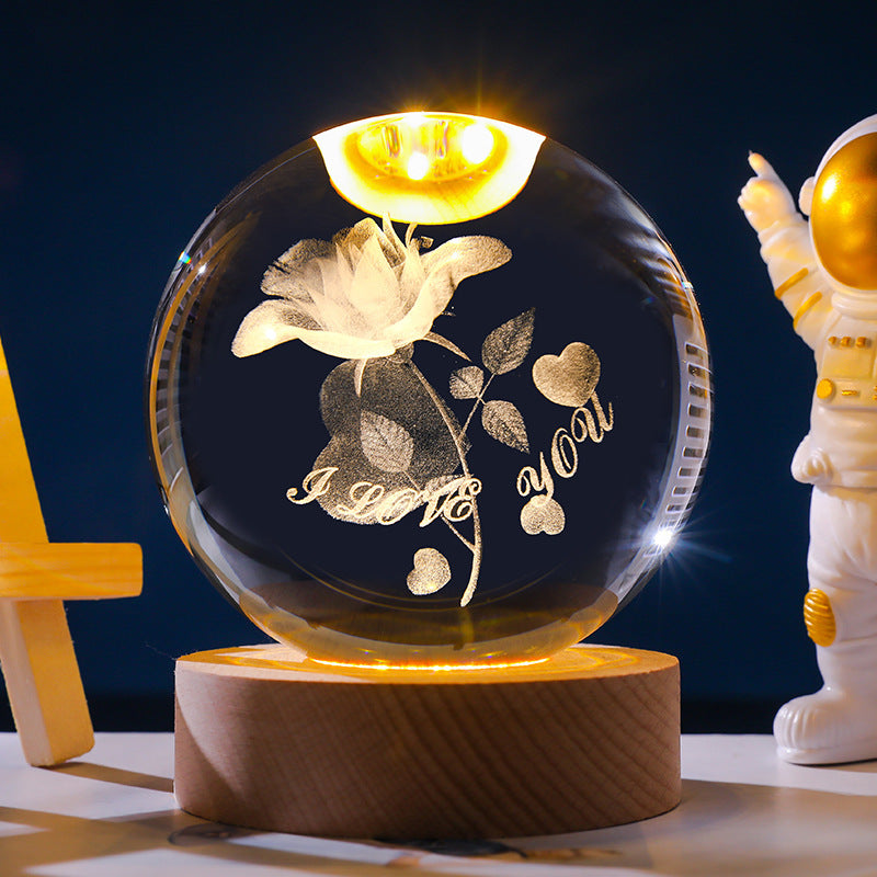 Sterrenhemel 3D Kristallen Bol Ornament