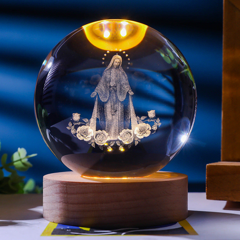 Sterrenhemel 3D Kristallen Bol Ornament