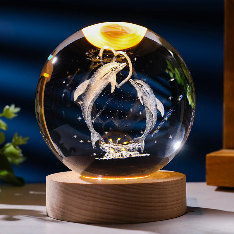 Sterrenhemel 3D Kristallen Bol Ornament