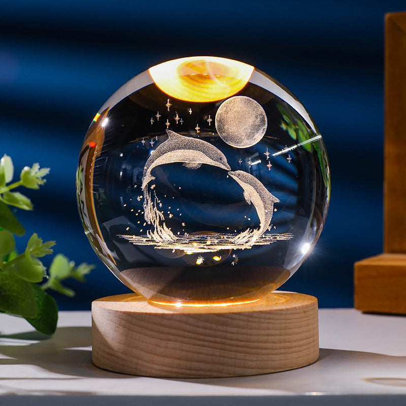 Sterrenhemel 3D Kristallen Bol Ornament