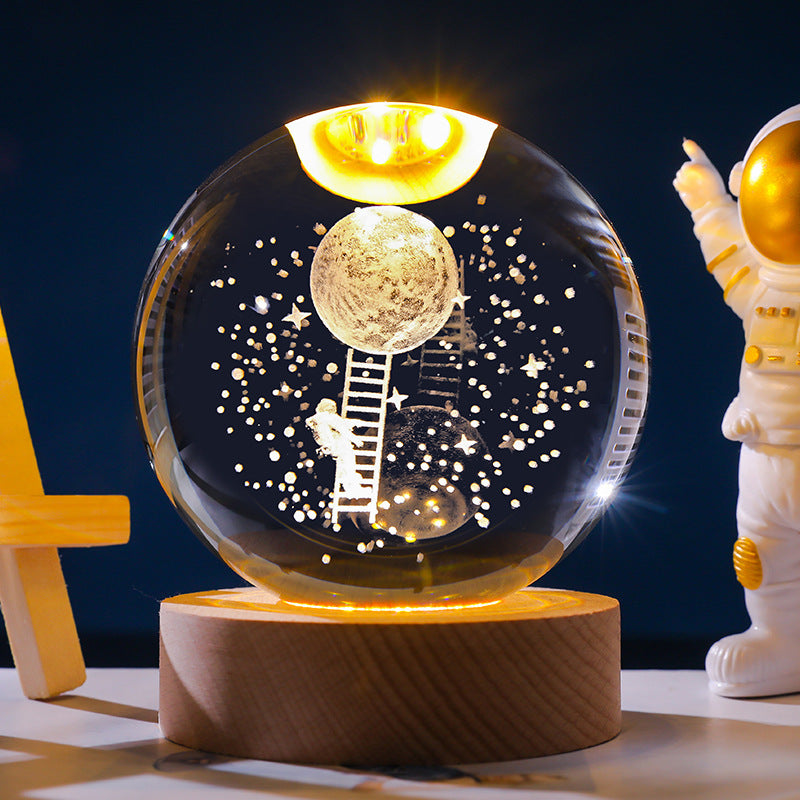 Sterrenhemel 3D Kristallen Bol Ornament