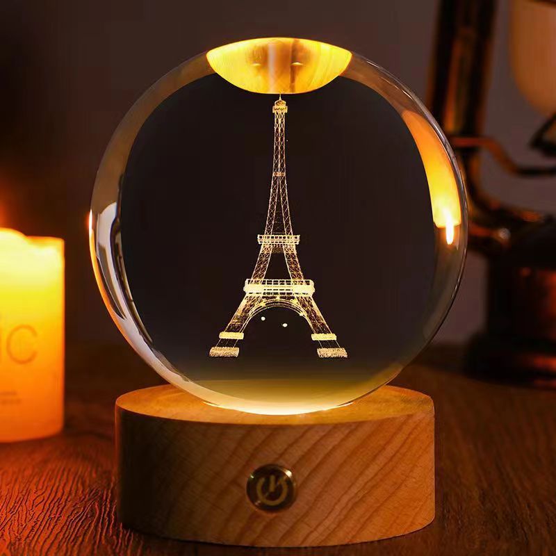 Sterrenhemel 3D Kristallen Bol Ornament