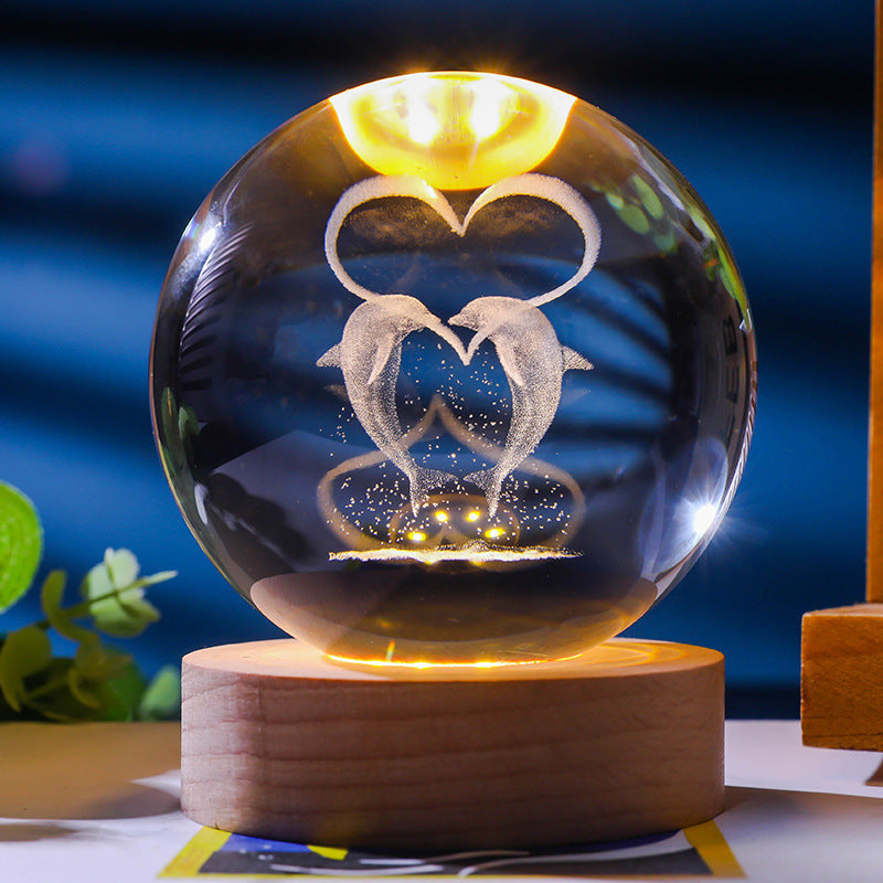 Sterrenhemel 3D Kristallen Bol Ornament