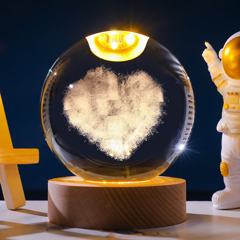 Sterrenhemel 3D Kristallen Bol Ornament