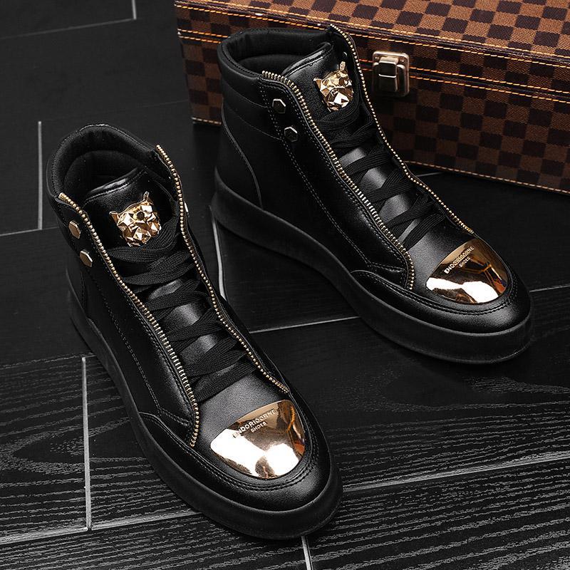 Men's High-Top Martin Boots