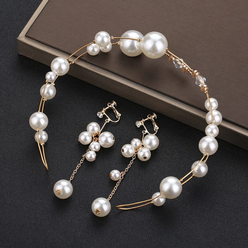 Handmade Bride Pearl Headpiece