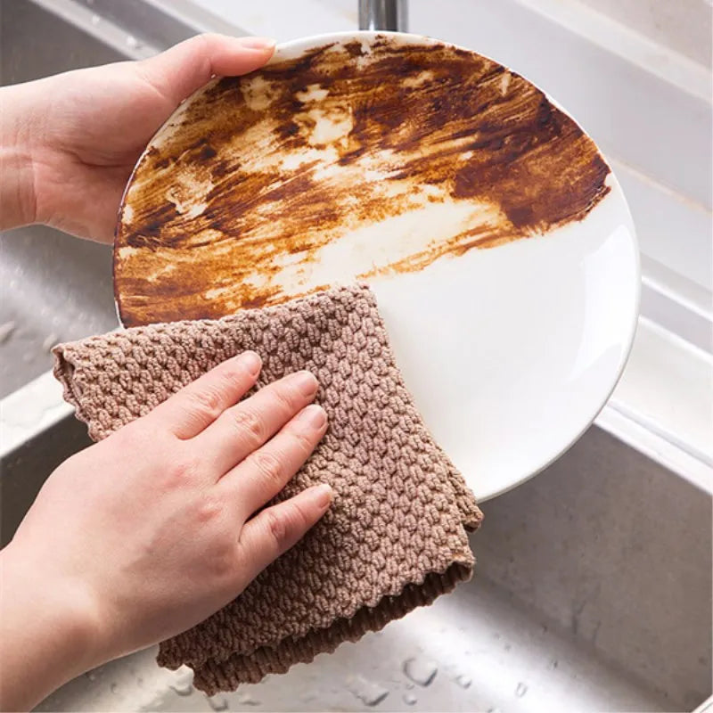 Absorbent Microfiber Kitchen Towels