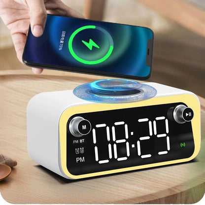 Wireless Charging Bluetooth Clock