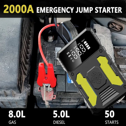 12V Auto Jump Starter with Air Compressor