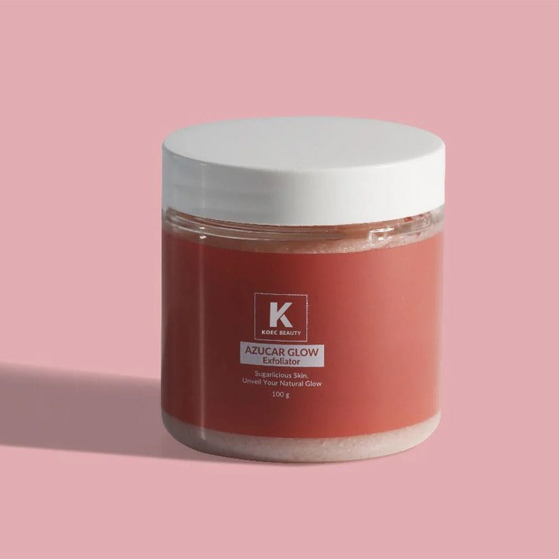 Gezichtssuikerscrub-exfoliant
