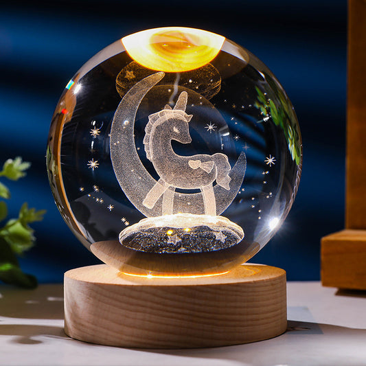 Sterrenhemel 3D Kristallen Bol Ornament