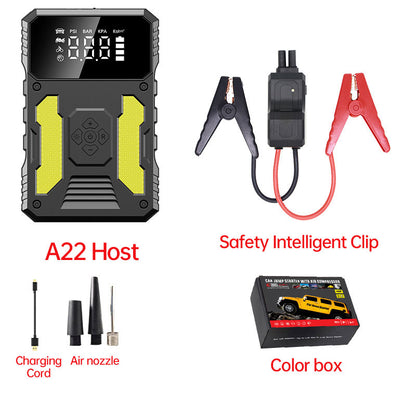 12V Auto Jump Starter with Air Compressor