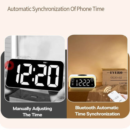 Wireless Charging Bluetooth Clock