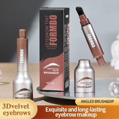 Wenkbrauwcrème met grote kwast