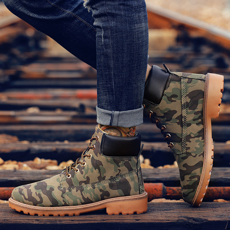 Heren High-Top Martin Boots