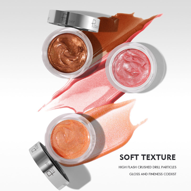 10-kleuren vloeibare blush en oogschaduw