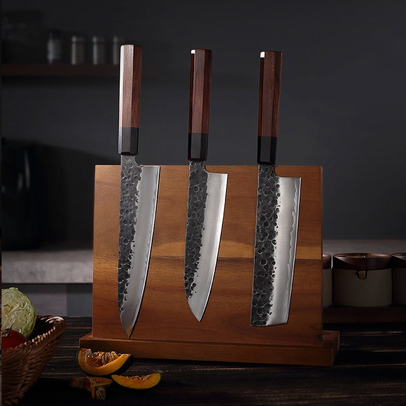 Gesmeed keukenmes 9cr18MOV roestvrij staal snijmes Santoku mes keuken zalm sashimi mes vleesmes