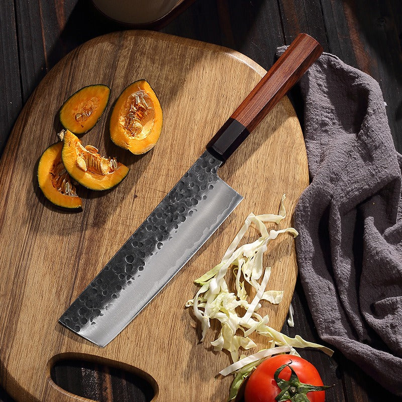 Gesmeed keukenmes 9cr18MOV roestvrij staal snijmes Santoku mes keuken zalm sashimi mes vleesmes