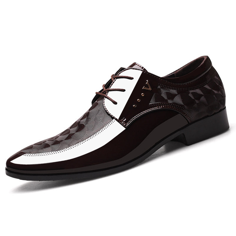Bright Leather Business Shoes