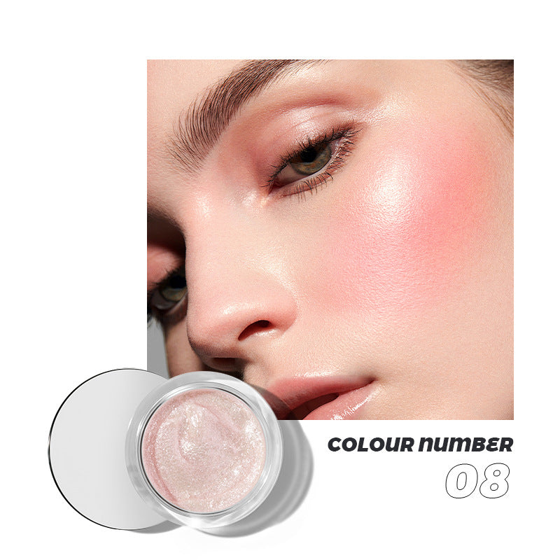 10-kleuren vloeibare blush en oogschaduw
