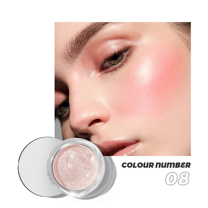 10-kleuren vloeibare blush en oogschaduw