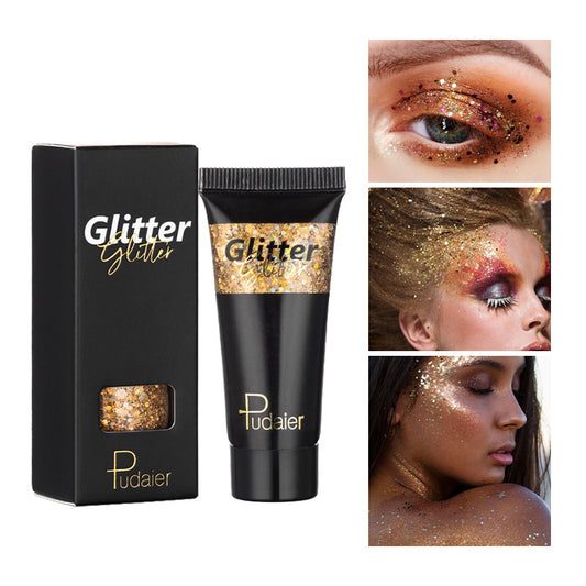 12-kleuren glitter vloeibare oogschaduw