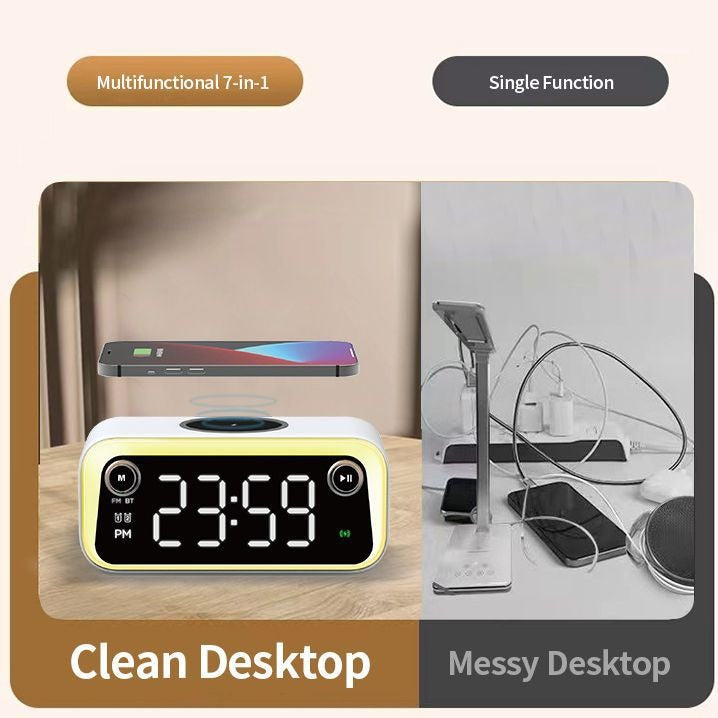 Wireless Charging Bluetooth Clock