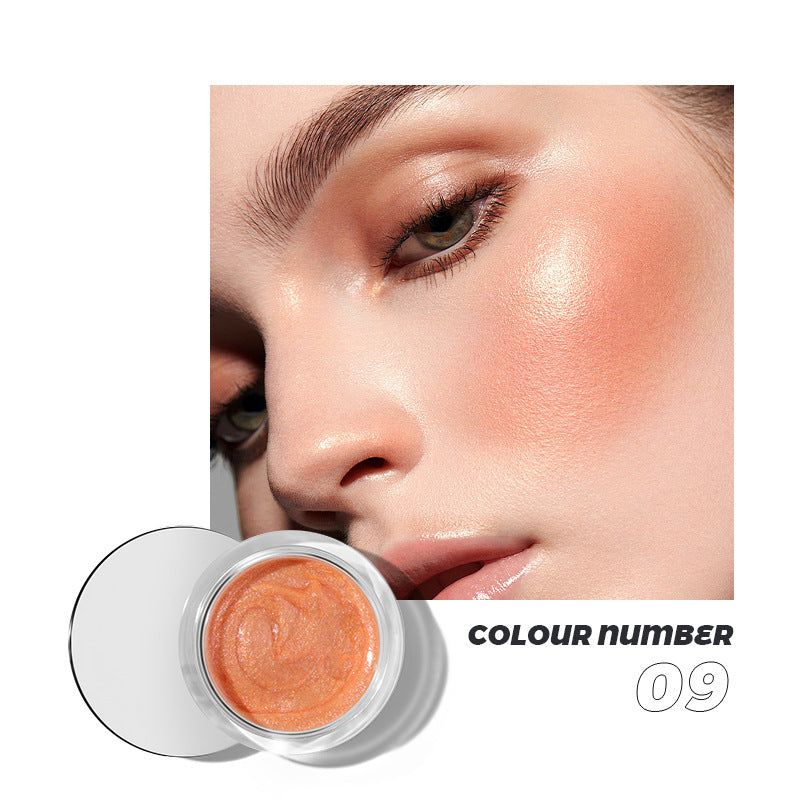 10-kleuren vloeibare blush en oogschaduw