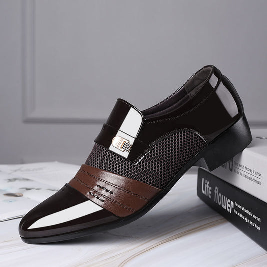 Heren leren formele schoenen