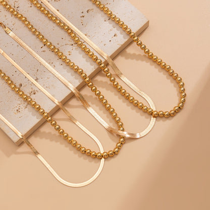 Hip-Hop Chain Necklace Set