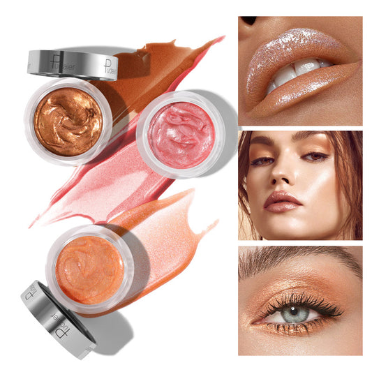 10-kleuren vloeibare blush en oogschaduw
