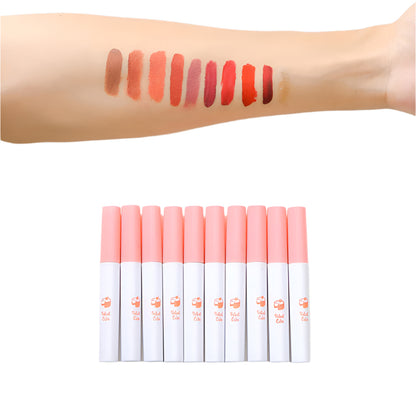 Matte fluwelen lippenstiftset